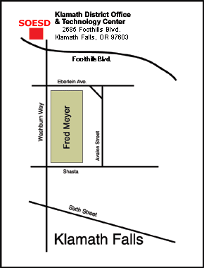 Klamath Office Map