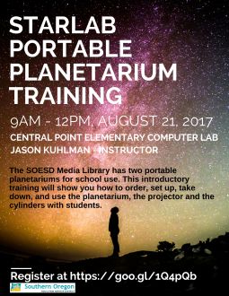 Training for the Starlab on August 21st