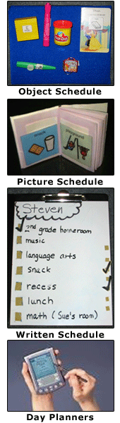 Autism Planners for different skill levels