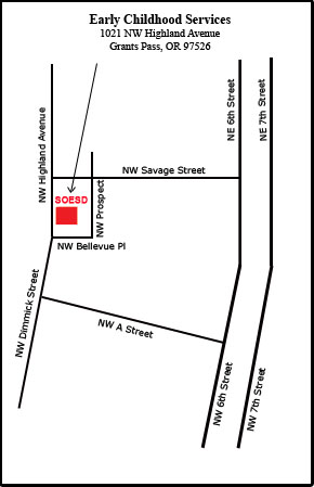 Map to Early Childhood Services