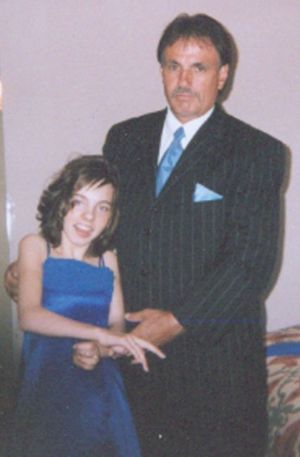 Kelsey Hargrove and her dad